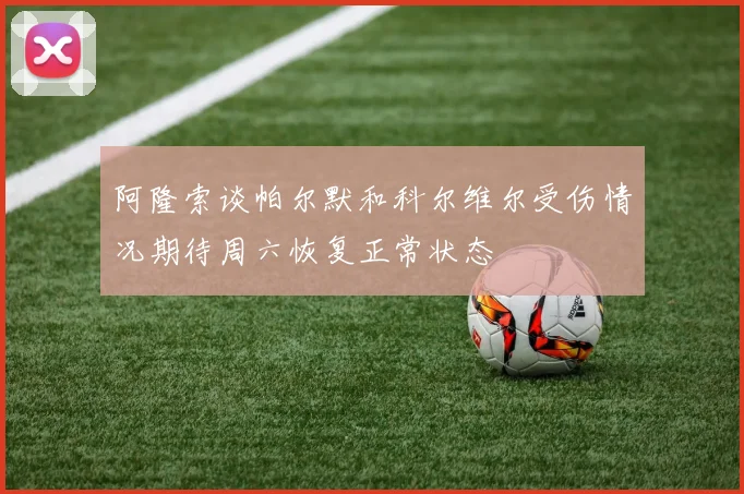阿隆索谈帕尔默和科尔维尔受伤情况期待周六恢复正常状态